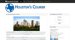 Desktop Screenshot of houstonscourier.com