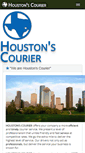 Mobile Screenshot of houstonscourier.com
