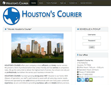 Tablet Screenshot of houstonscourier.com